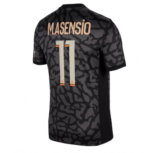 Pánský Fotbalový dres Paris Saint-Germain Marco Asensio #11 2023-24 Třetí Krátký Rukáv